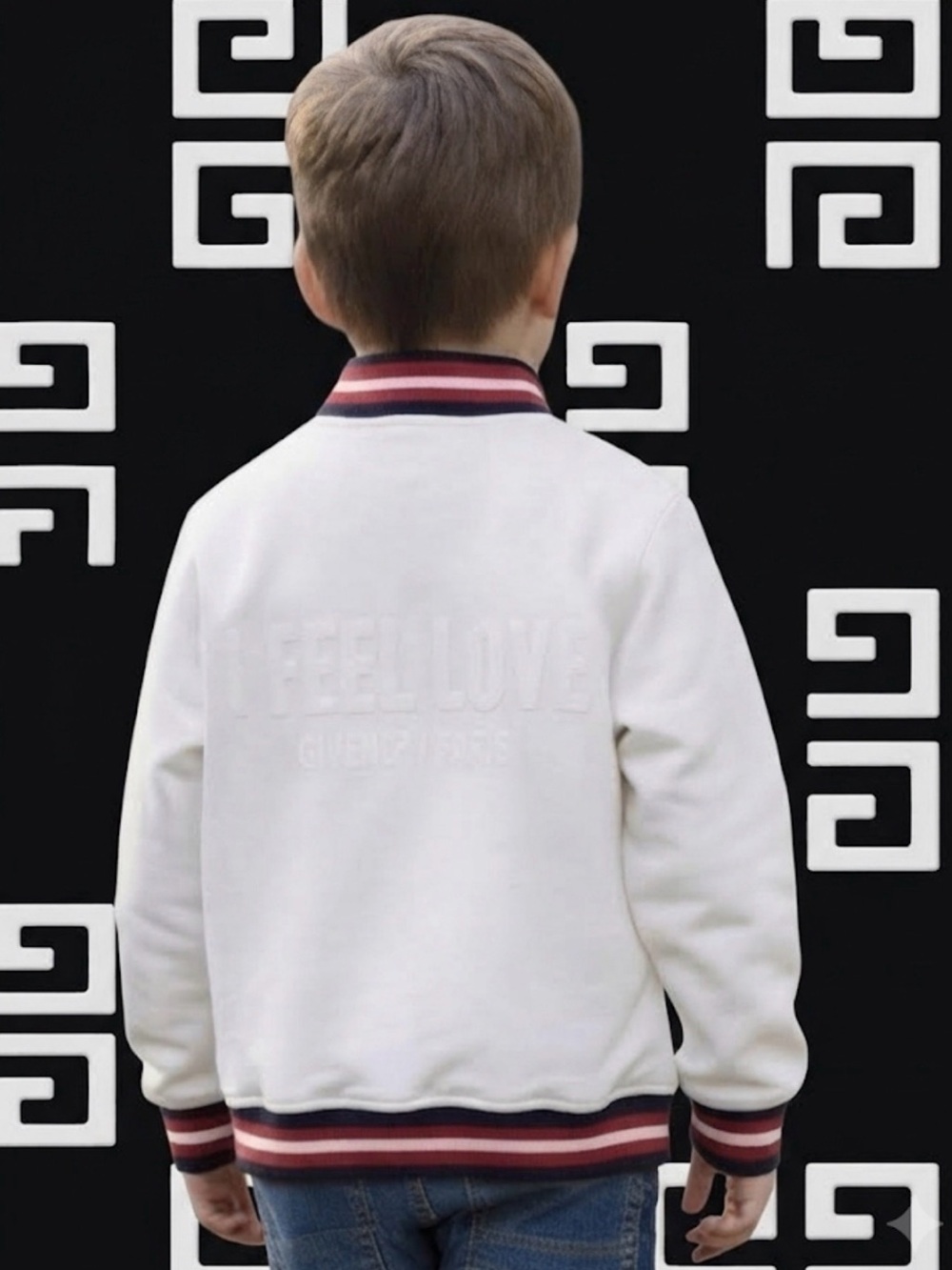 New Authentic Givenchy luxury designer
signature track Jacket sz 10 boys
